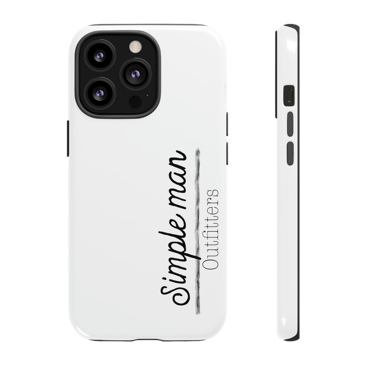 Simple man signature phone case