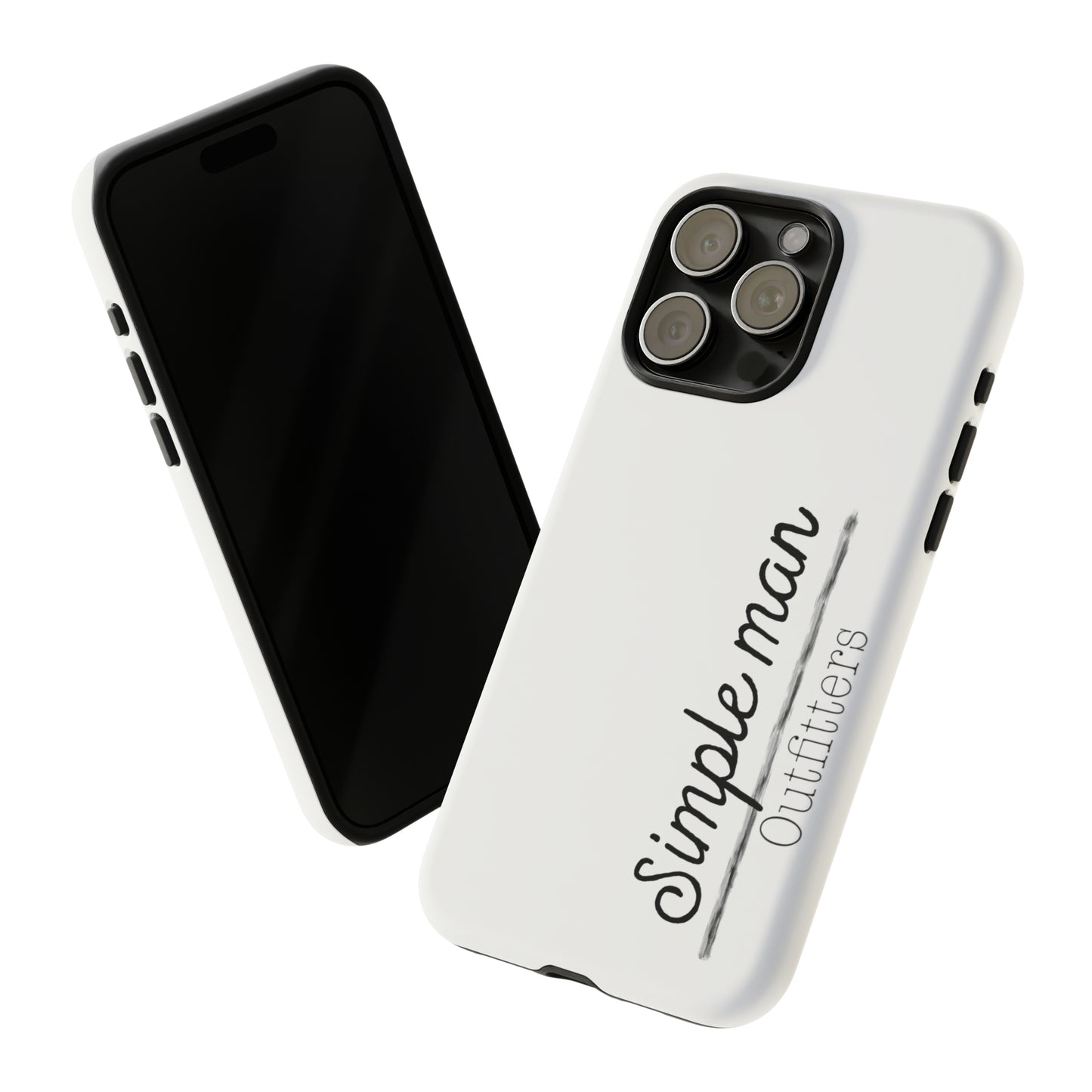 Simple man signature phone case