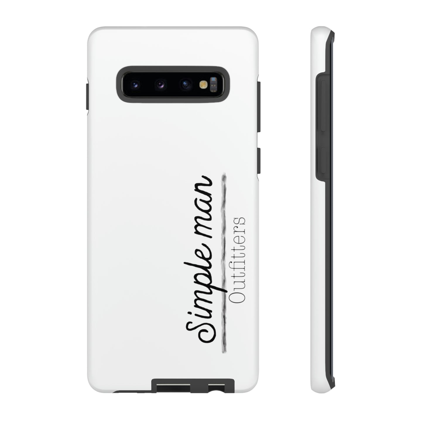 Simple man signature phone case