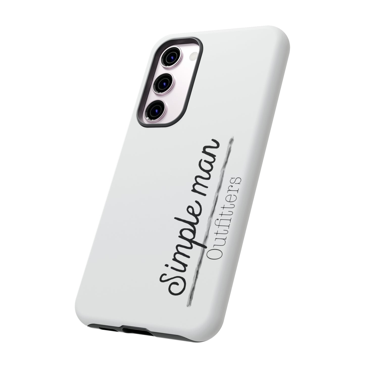 Simple man signature phone case