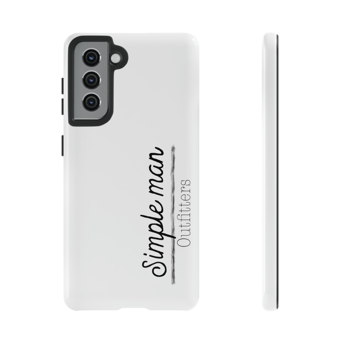 Simple man signature phone case