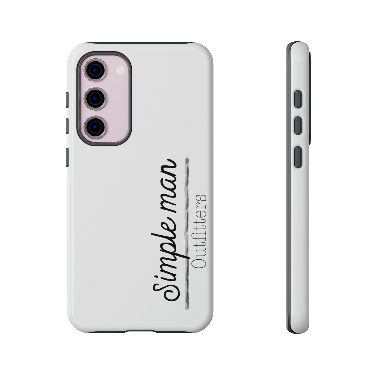 Simple man signature phone case