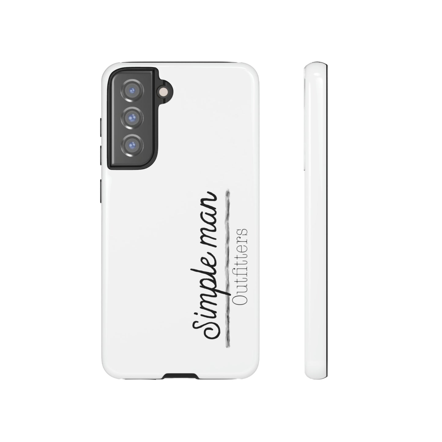 Simple man signature phone case