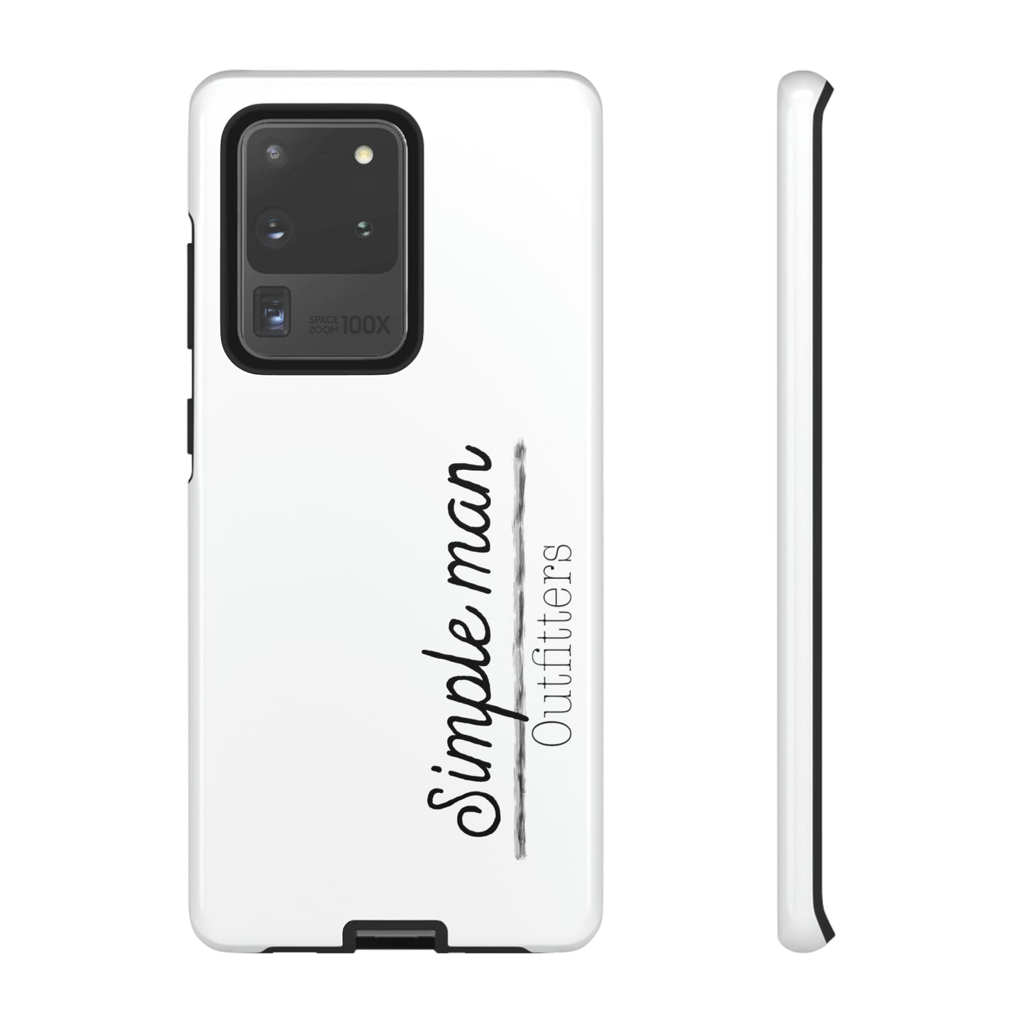 Simple man signature phone case