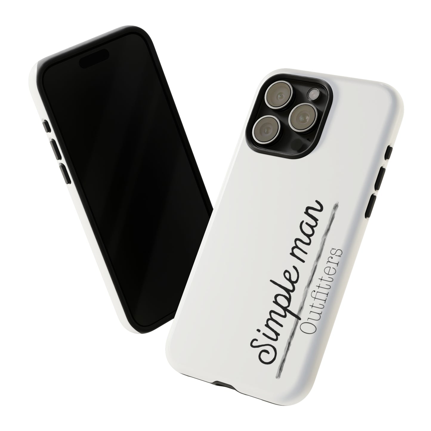 Simple man signature phone case