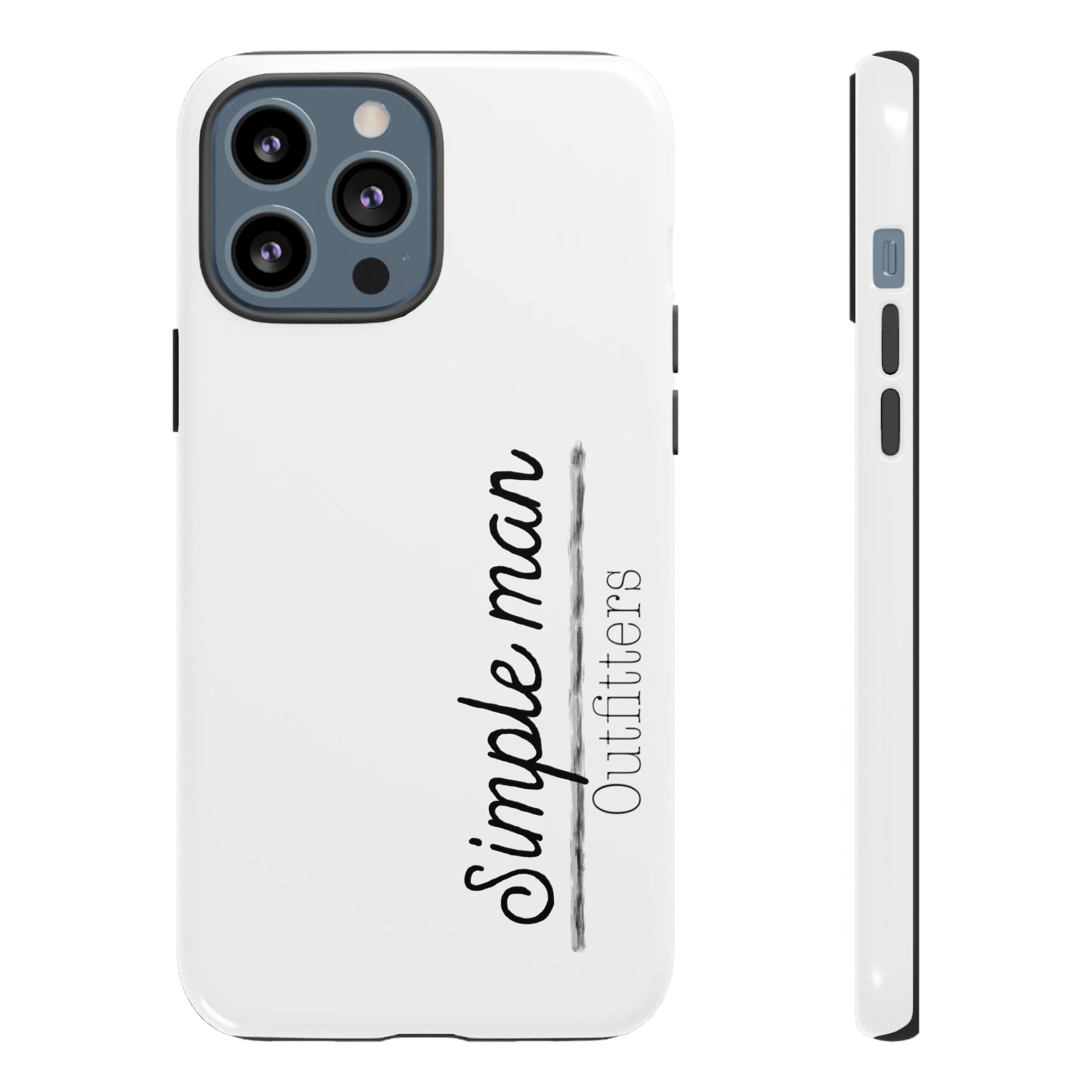 Simple man signature phone case