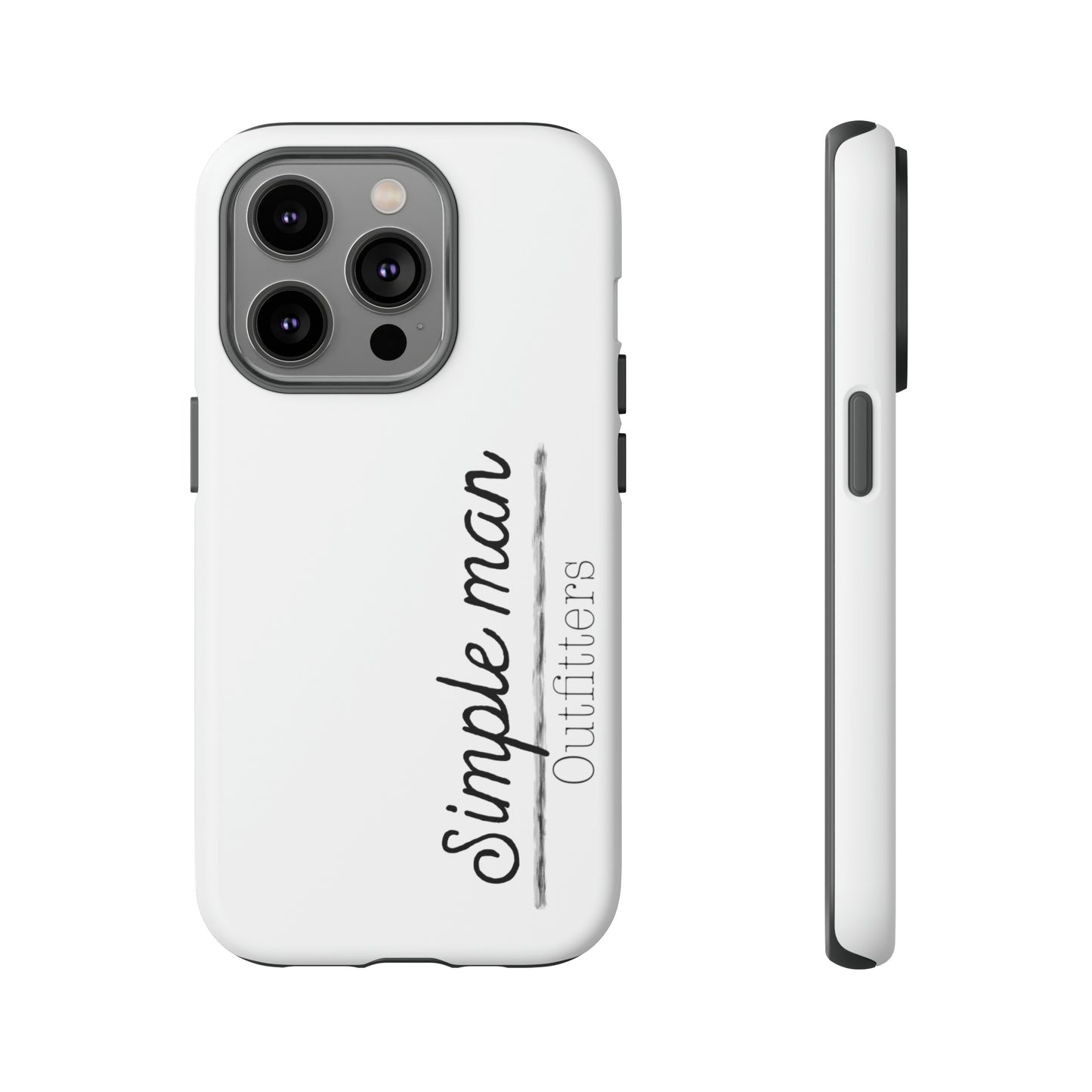 Simple man signature phone case