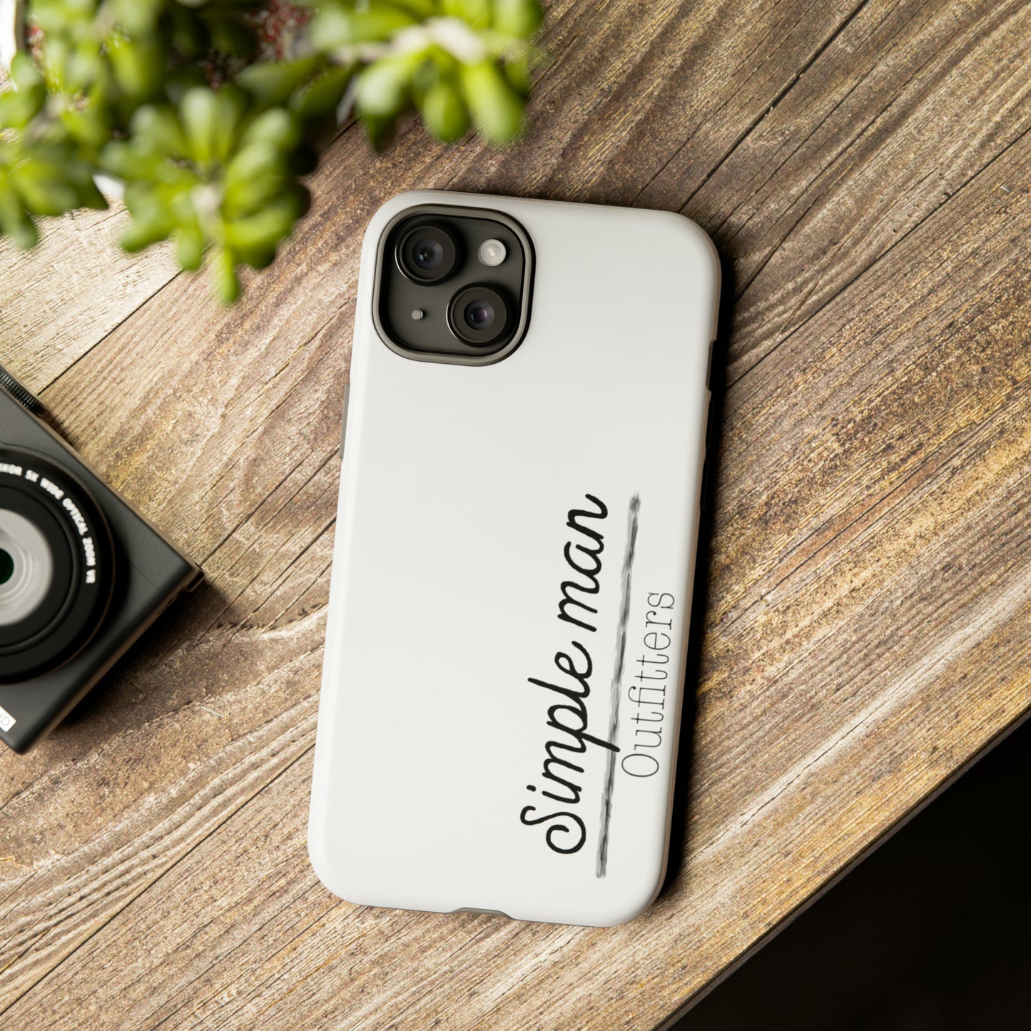 Simple man signature phone case