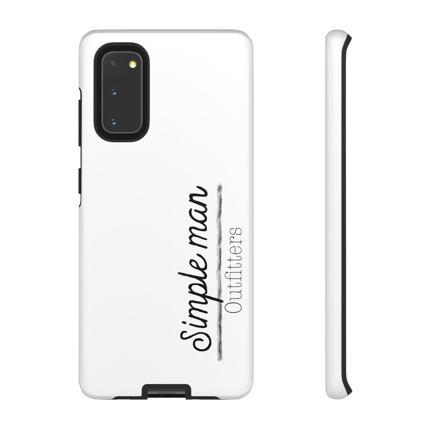 Simple man signature phone case