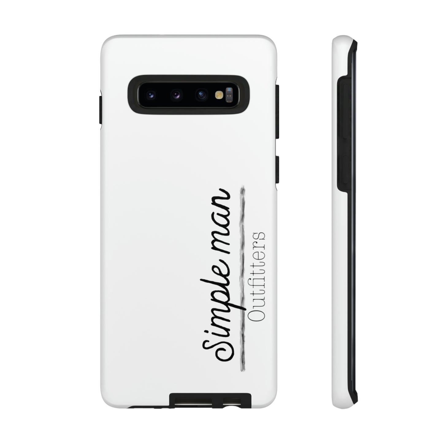 Simple man signature phone case