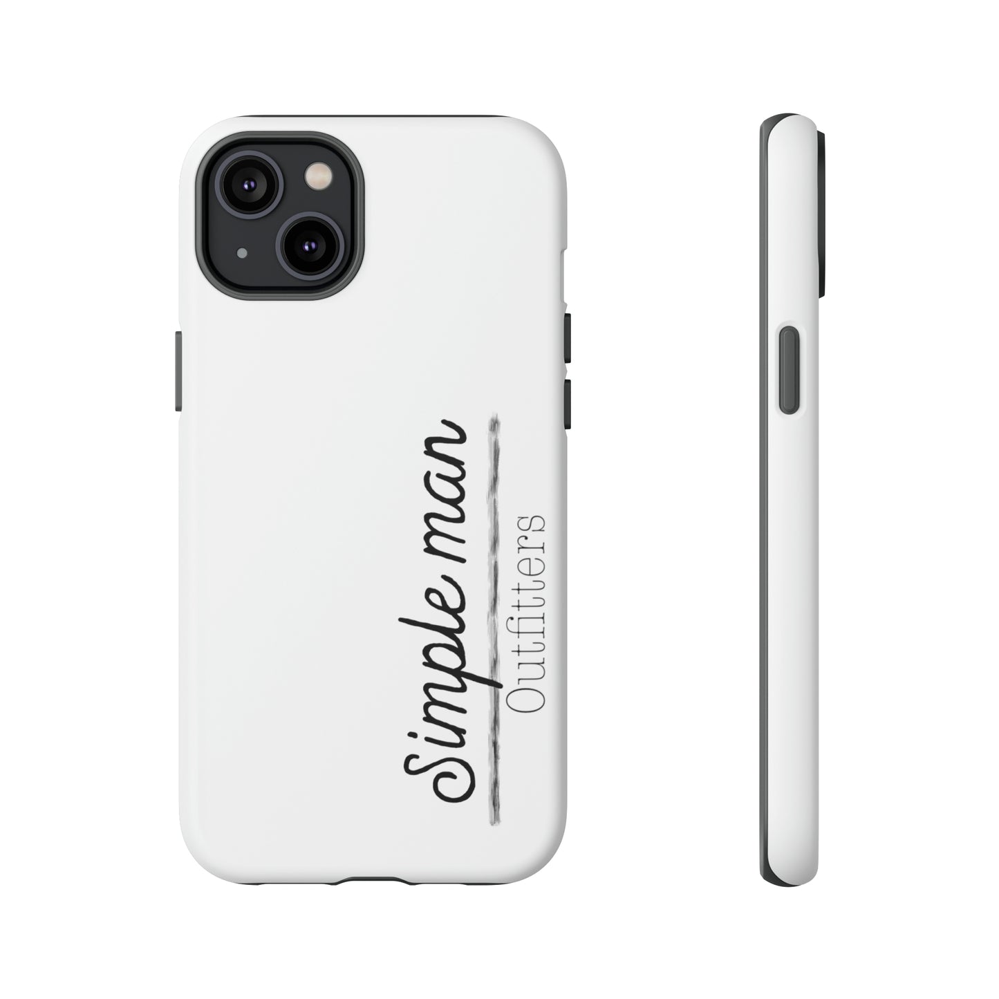 Simple man signature phone case