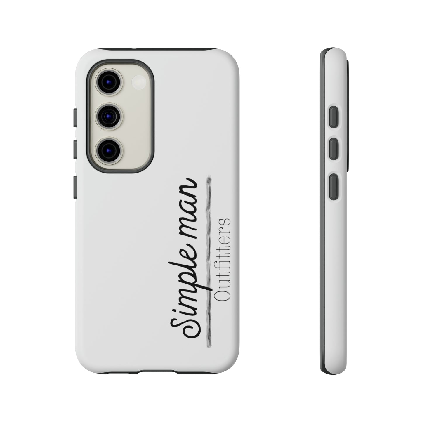 Simple man signature phone case