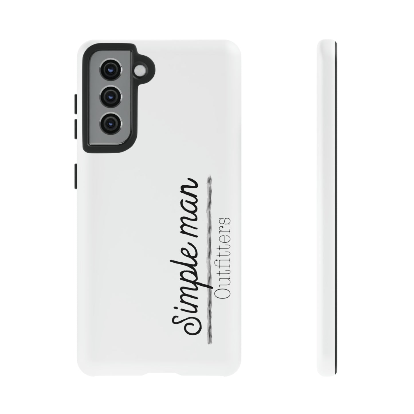 Simple man signature phone case