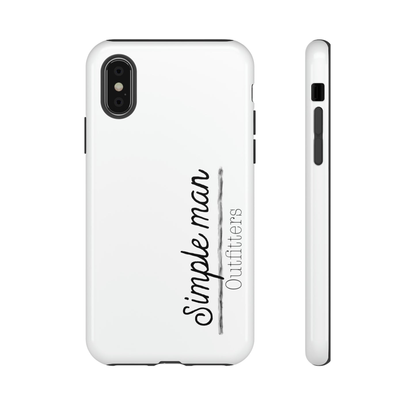 Simple man signature phone case