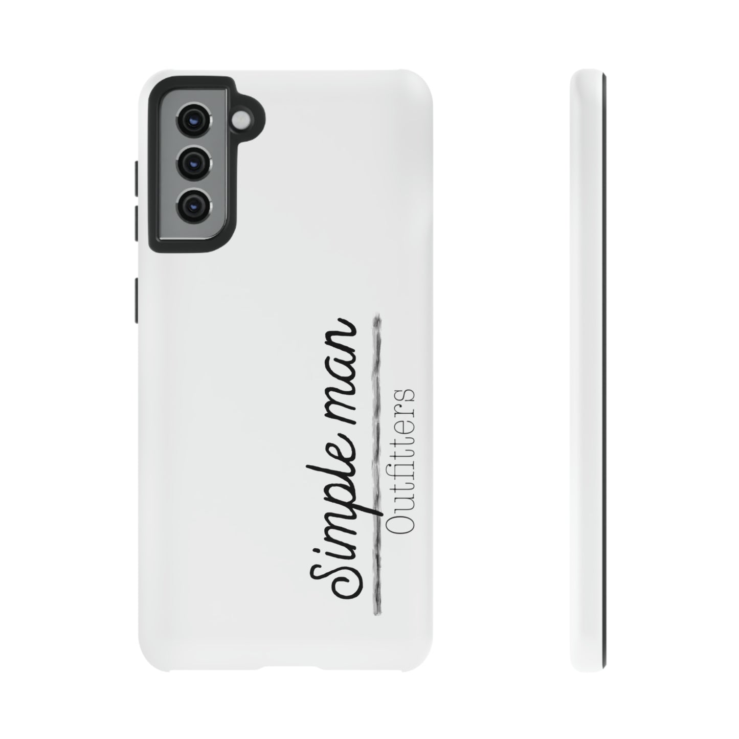 Simple man signature phone case