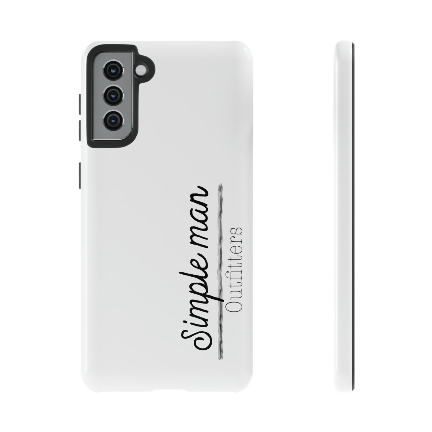 Simple man signature phone case