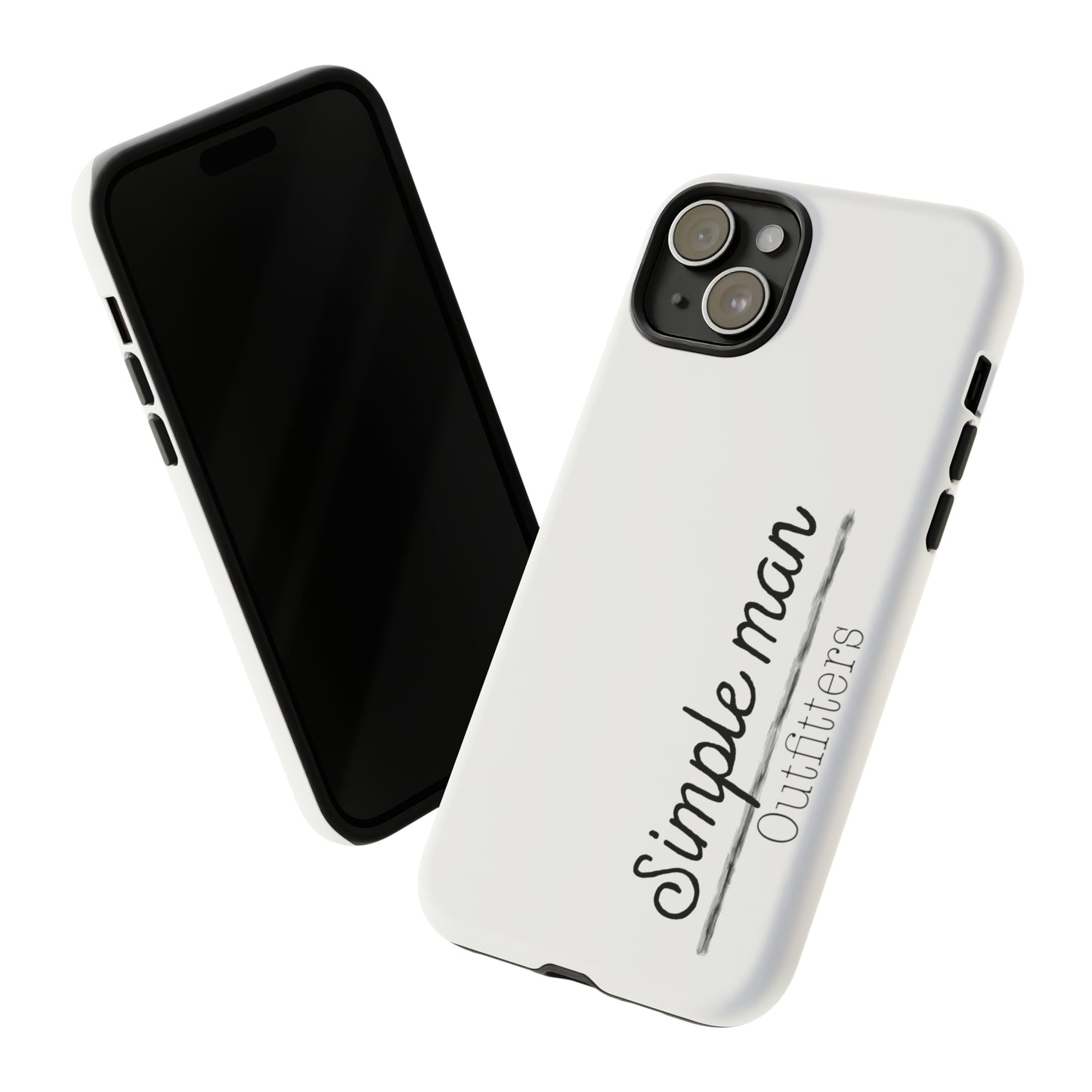 Simple man signature phone case