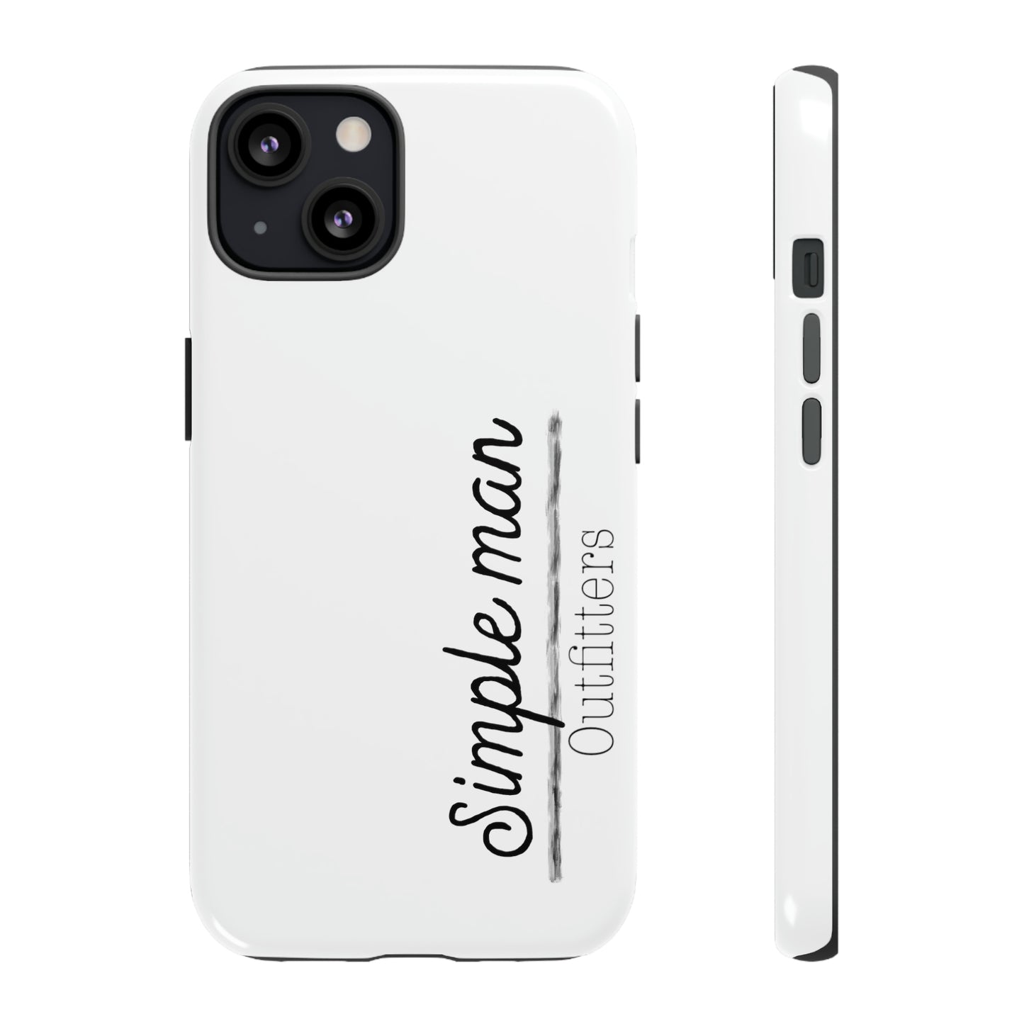 Simple man signature phone case