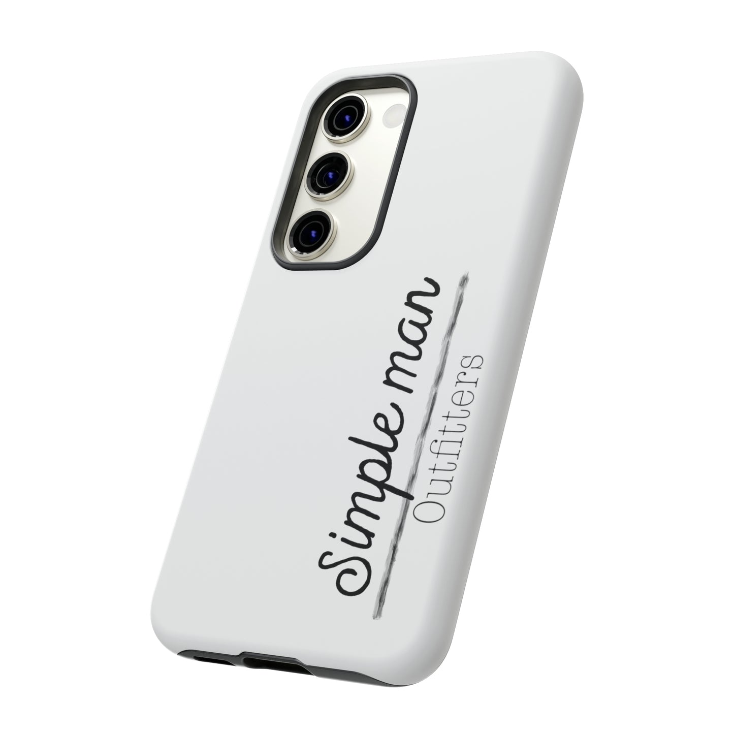 Simple man signature phone case