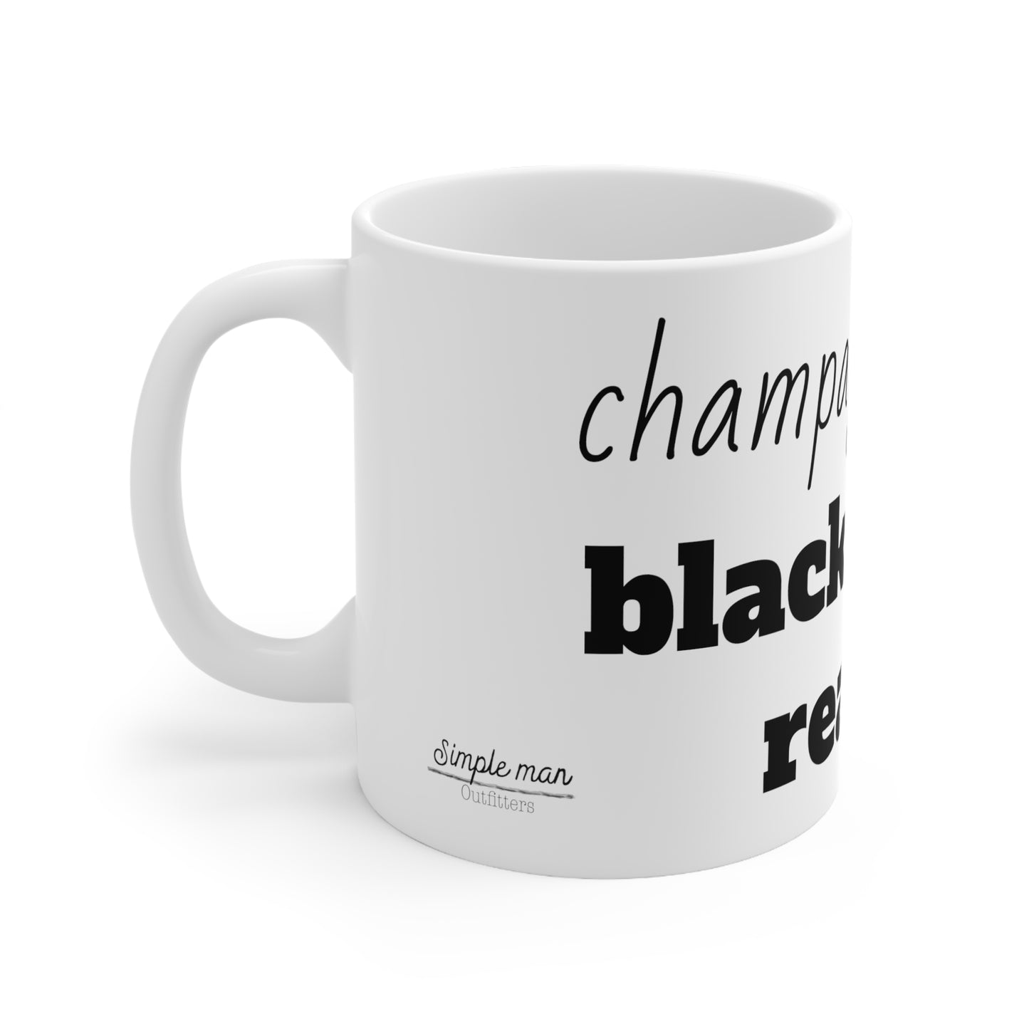 Champagne tastes coffee mug