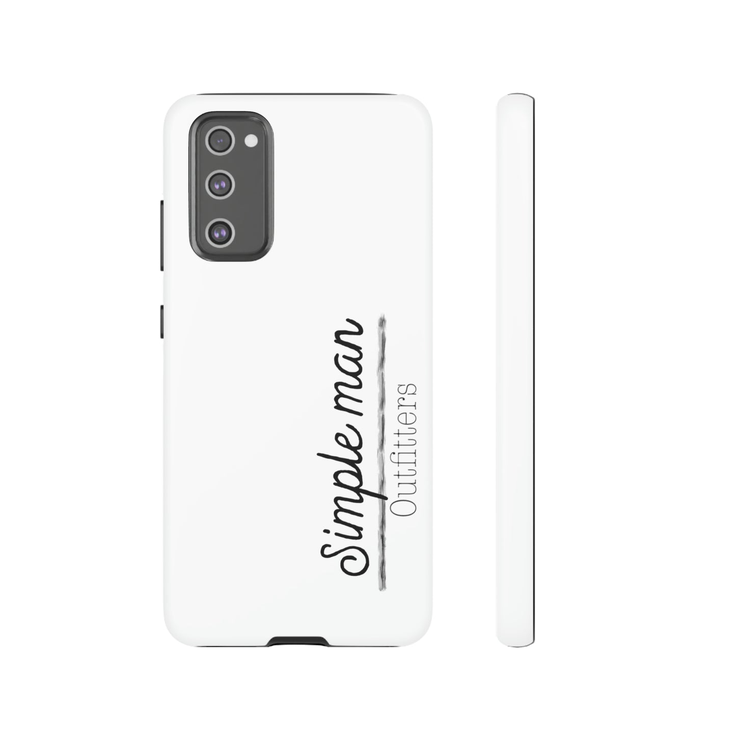 Simple man signature phone case