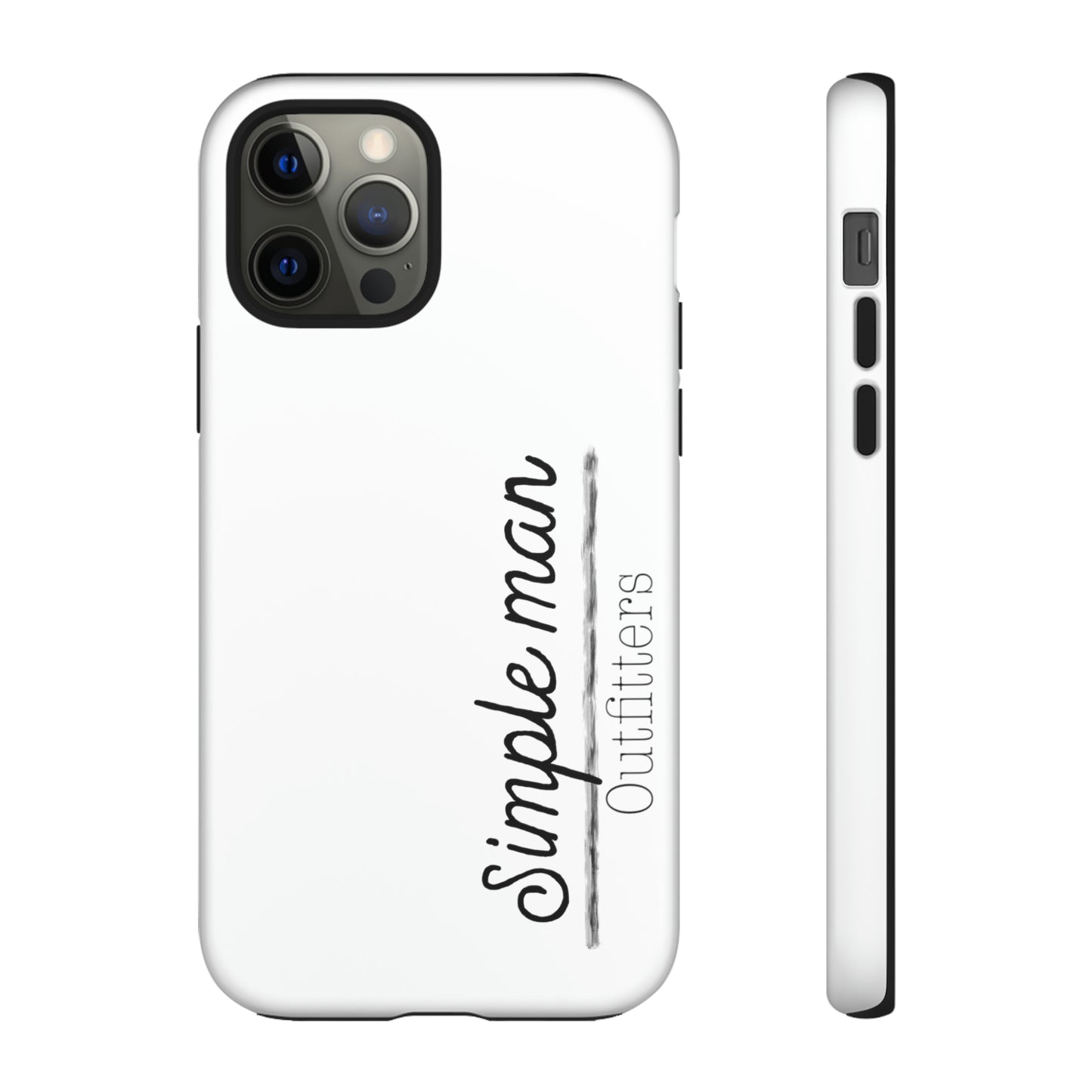 Simple man signature phone case