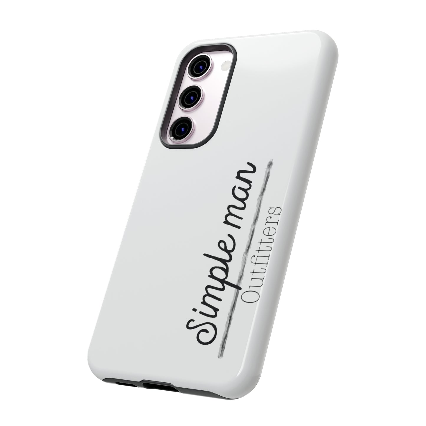 Simple man signature phone case