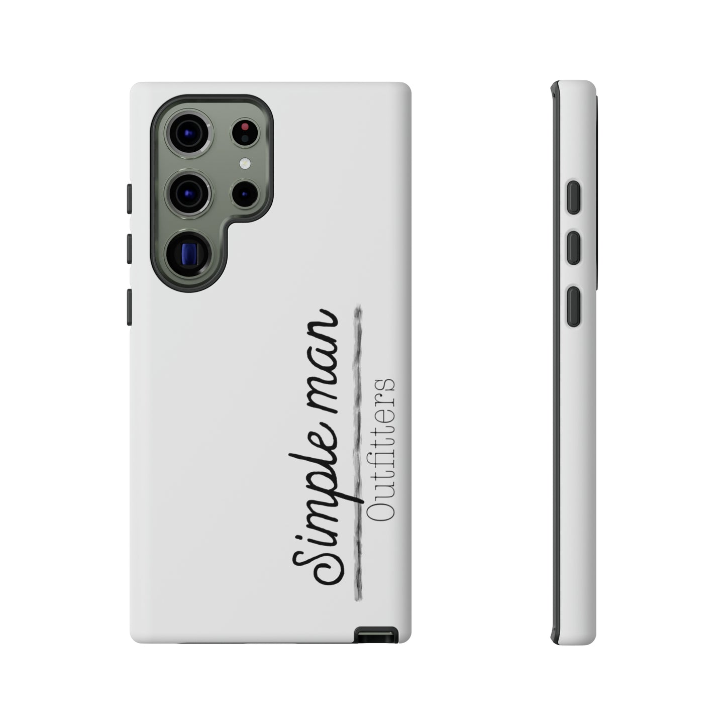 Simple man signature phone case