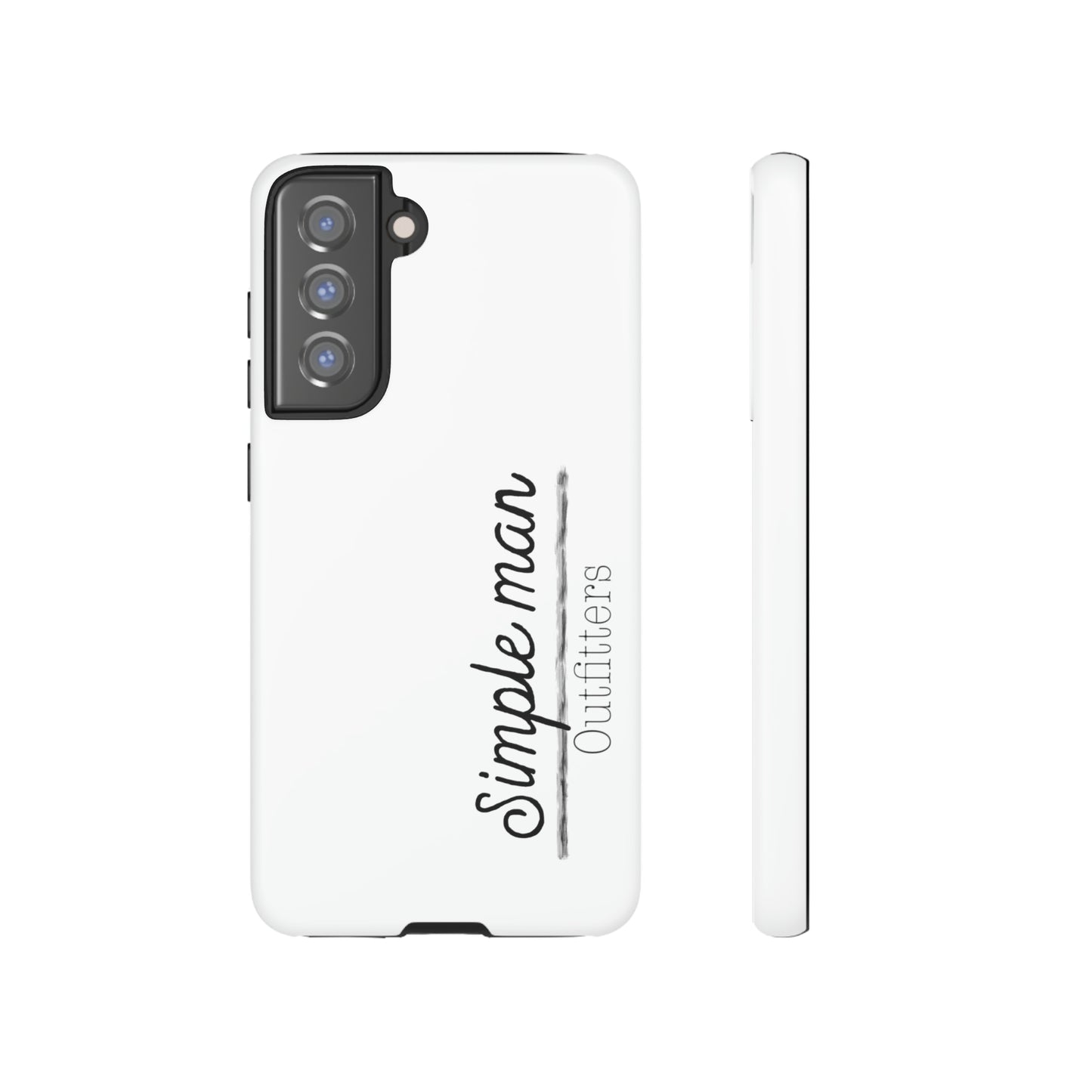 Simple man signature phone case