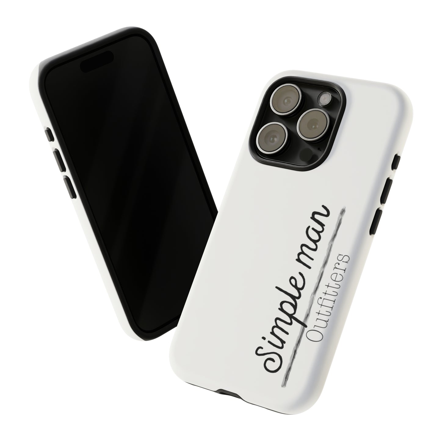 Simple man signature phone case