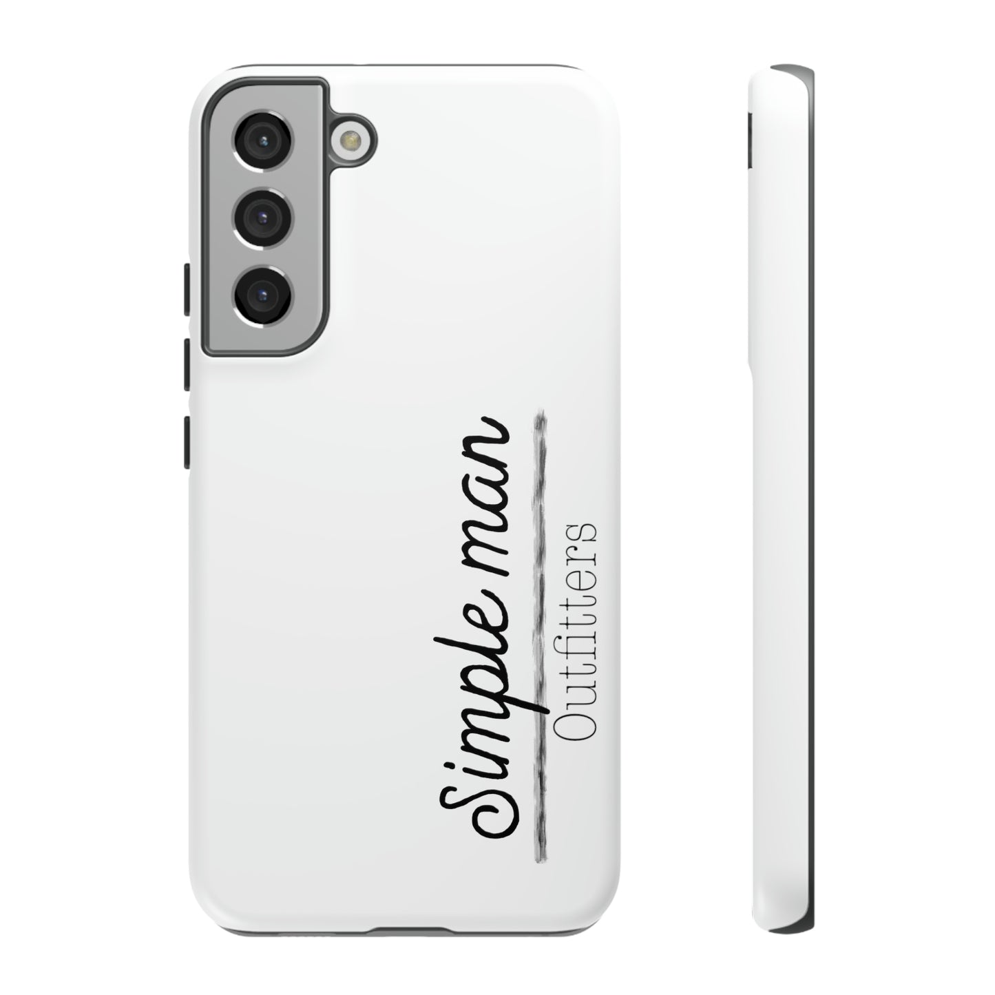 Simple man signature phone case