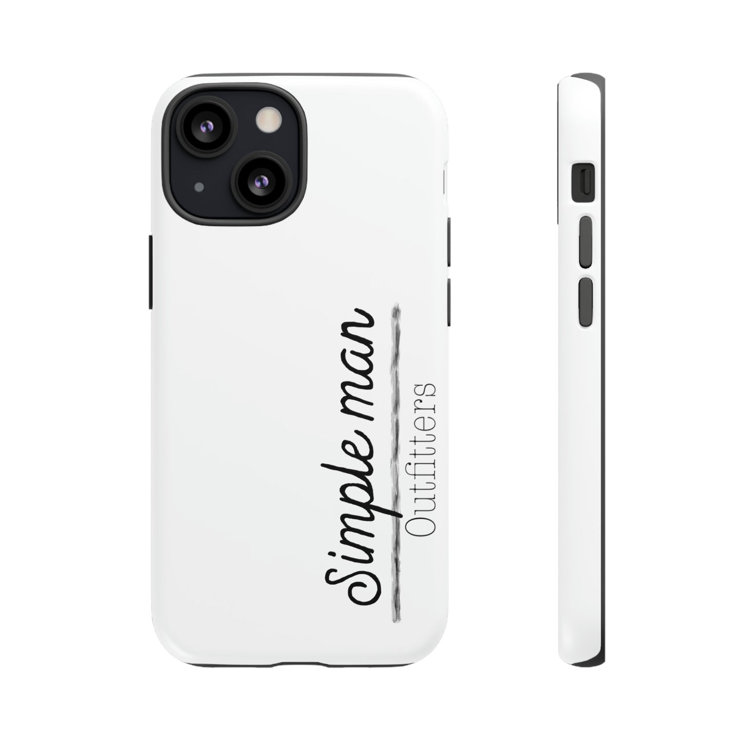 Simple man signature phone case