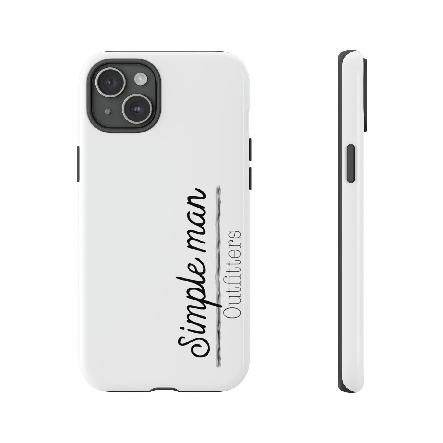 Simple man signature phone case