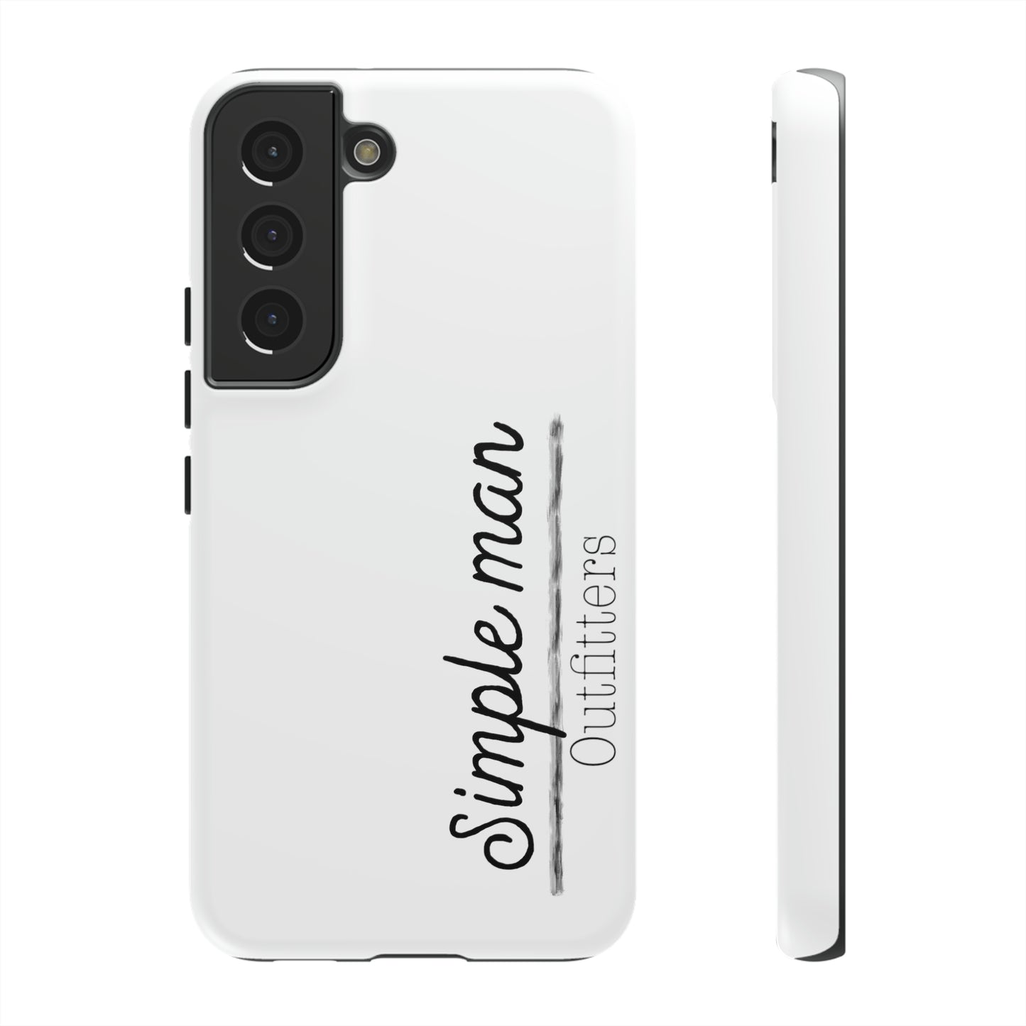 Simple man signature phone case