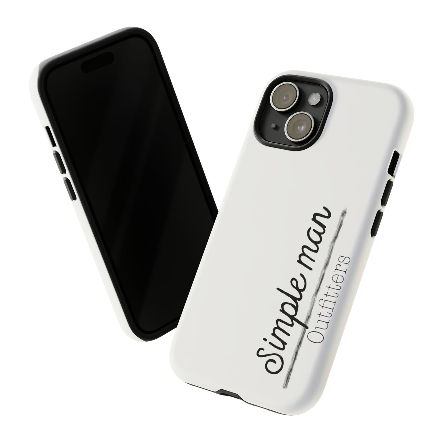 Simple man signature phone case