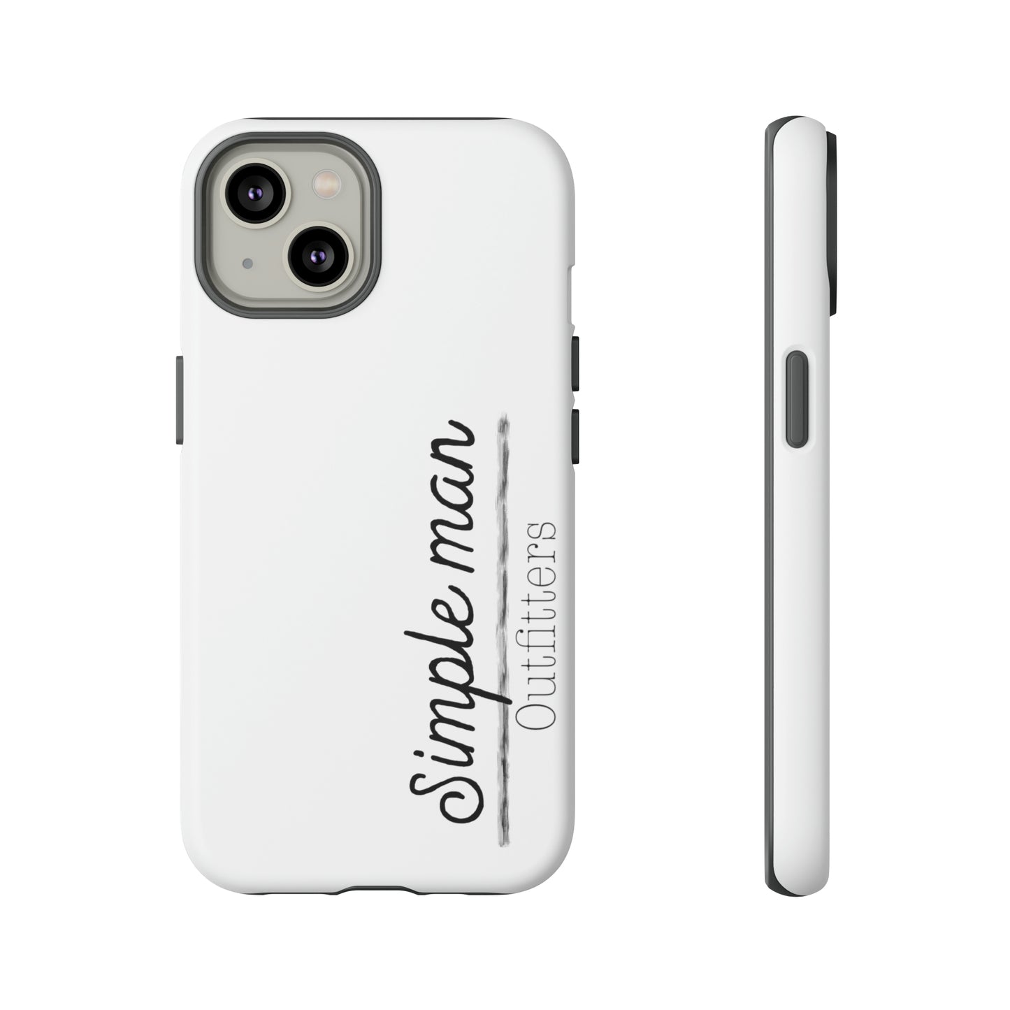 Simple man signature phone case