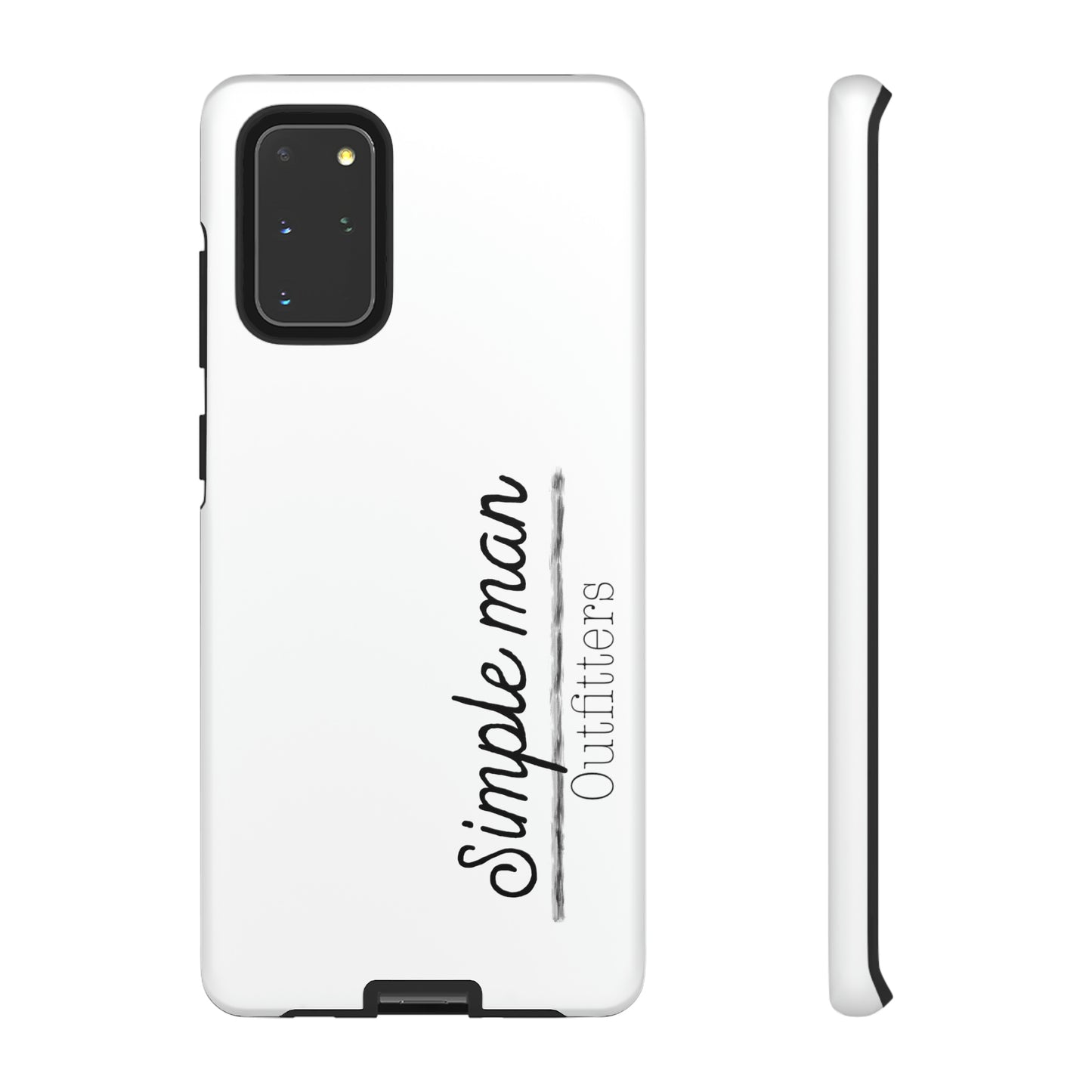 Simple man signature phone case