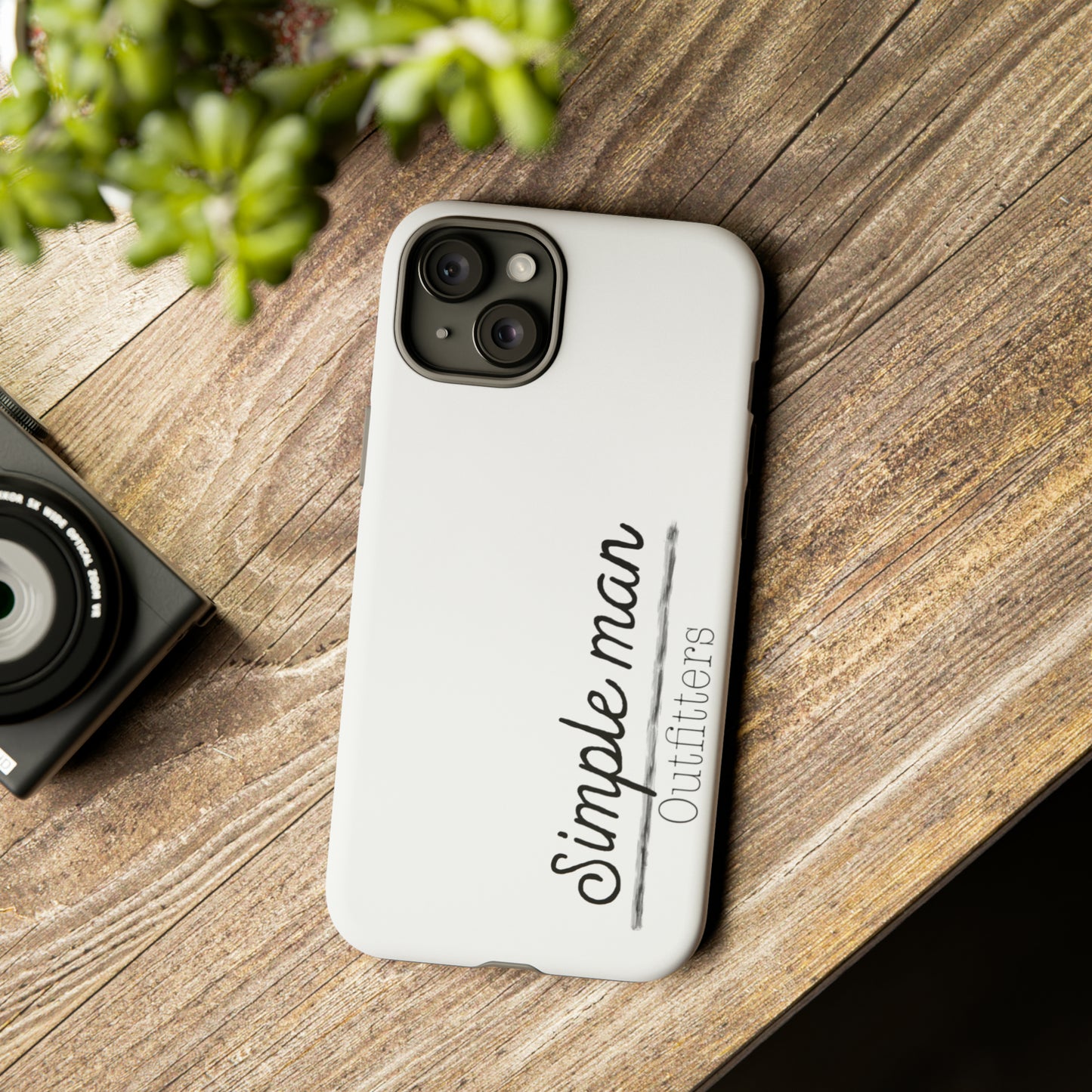 Simple man signature phone case